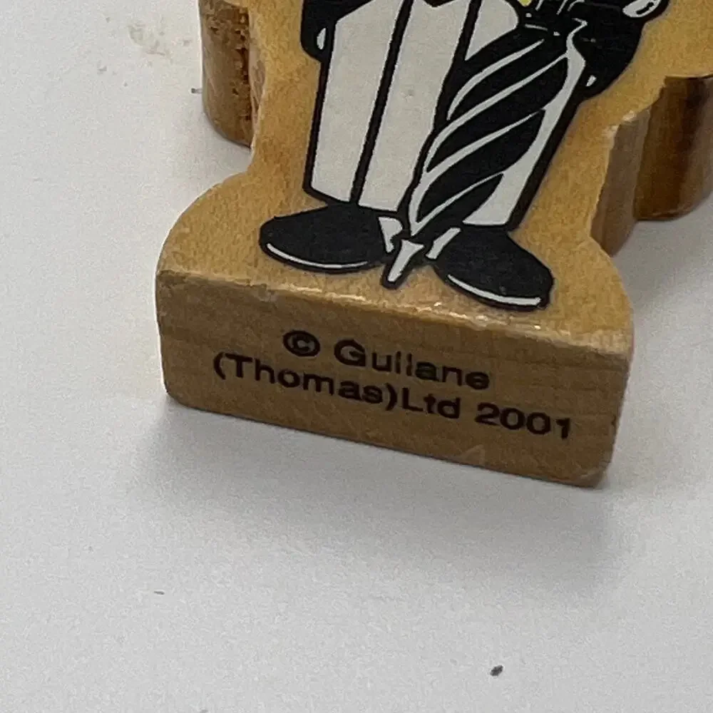 Thomas Wooden Train Figure Lot of 6 Sir Topham Hatt Signs Bush 2001 Gullane VTG
